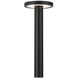 Perch 10 watt Black Outdoor Bollard